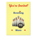 Bowling Mom Invitation