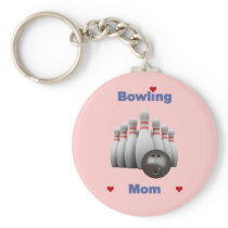 Bowling Mom Keychain