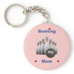 Bowling Mom Keychain