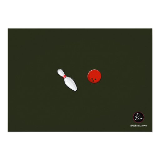 Bowling Night Invitation