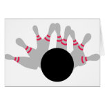 Bowling - Ninepins Greeting Card