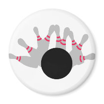Bowling - Ninepins Magnet