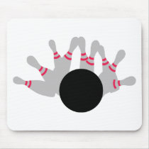 Bowling - Ninepins Mouse Mat