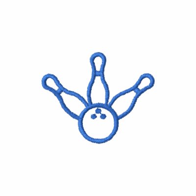 Custom Bowling Embroidery Designs & Custom Bowling Embroidered