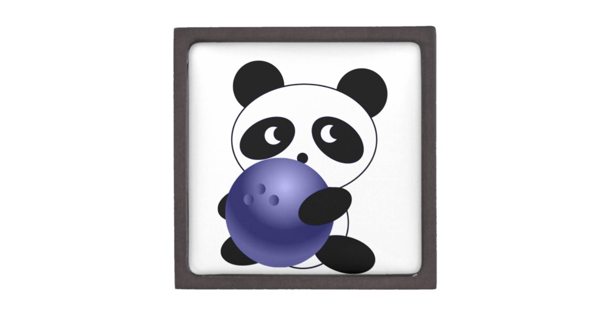 Bowling Panda Gift Box Zazzle