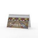 Bowling Party!  Bowling Alley: Greeting Card