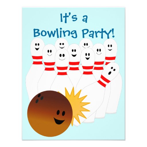 Bowling Party Invitation