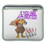 Bowling Party Invitation Sleeves For iPads