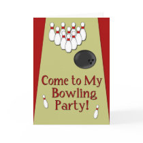 Bowling Party InvitationCard