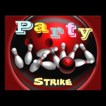 Bowling Party Invitations invitations