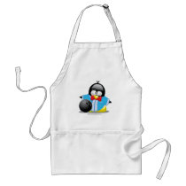 Bowling Penguin Aprons