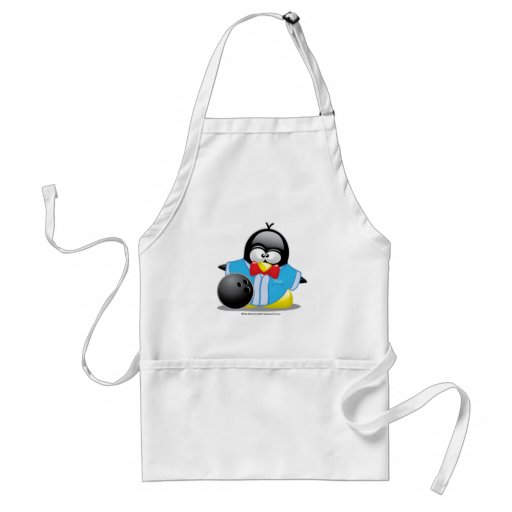 Bowling Penguin Aprons