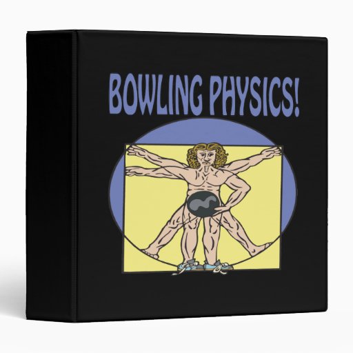 Bowling Physics 3 Ring Binder