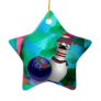 Bowling pin and ball christmas tree ornament