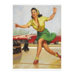 Bowling Pin Up Girl Invites