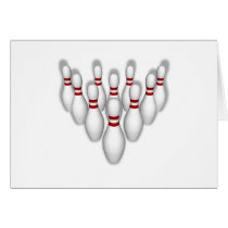 Bowling Pins: 3D Model: Cards