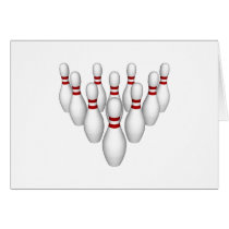 Bowling Pins: 3D Model: Cards