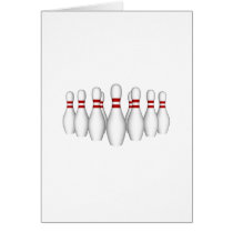 Bowling Pins: 3D Model: Card