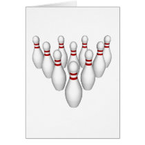 Bowling Pins: 3D Model: cards by spiritswitchboard Bowling Pins: 3D Model: cards