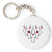 Bowling Pins: 3D Model: Key Chain