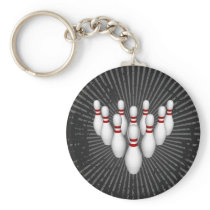 Bowling Pins: 3D Model: Keychain