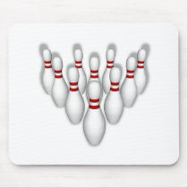 Bowling Pins: 3D Model: Mousepads