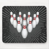 Bowling Pins: 3D Model: Mousepad