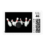 Bowling Pins: 3D Model: Postage Stamps