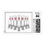 Bowling Pins: 3D Model: Postage Stamps