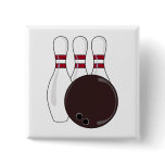 bowling pins and ball vector design