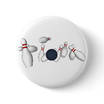 Bowling Pins - Button #4