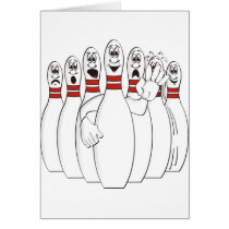 Bowling Pins Cards