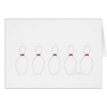 Bowling Pins Cards