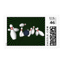Bowling Pins: Custom Postage Stamps by spiritswitchboard Bowling Pins: Custom Postage Stamps