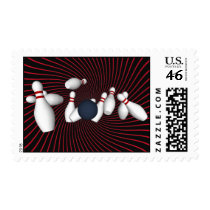 Bowling Pins: Custom Postage Stamps by spiritswitchboard Bowling Pins: Custom Postage Stamps