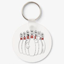 Bowling Pins keychains by graphxpro Bowling Pins keychains