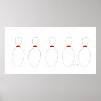 Bowling Pins Posters & Prints