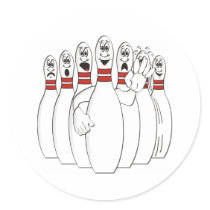 Bowling Pins stickers