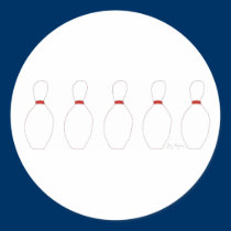 Bowling Pins Sticker stickers