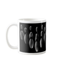 Bowling Pins Tie. mugs