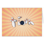 Bowling Pins: Vector Drawing: cards