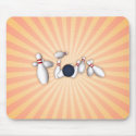 Bowling Pins: Vector Drawing: mousepads