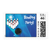 Bowling Postage Stamp