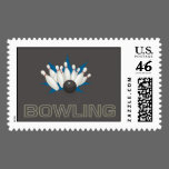 BOWLING Postage Stamp
