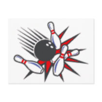 Bowling Postcard by DenesPlace Bowling Postcard