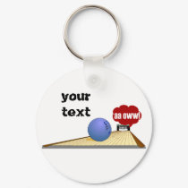 Bowling products keychains