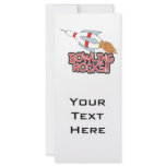 bowling rocks pin rocket custom rack card