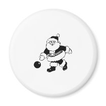 Bowling Santa magnets by CelebrationZazzle Bowling Santa magnets