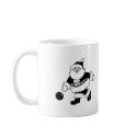 Bowling Santa mugs