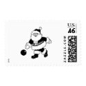 Bowling Santa postage